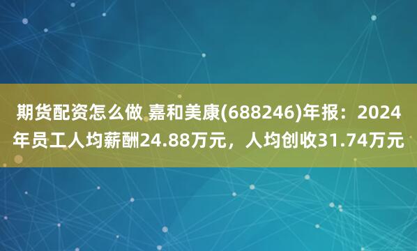 期货配资怎么做 嘉和美康(688246)年报：2024年员工人均薪酬24.88万元，人均创收31.74万元