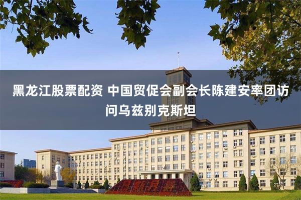 黑龙江股票配资 中国贸促会副会长陈建安率团访问乌兹别克斯坦